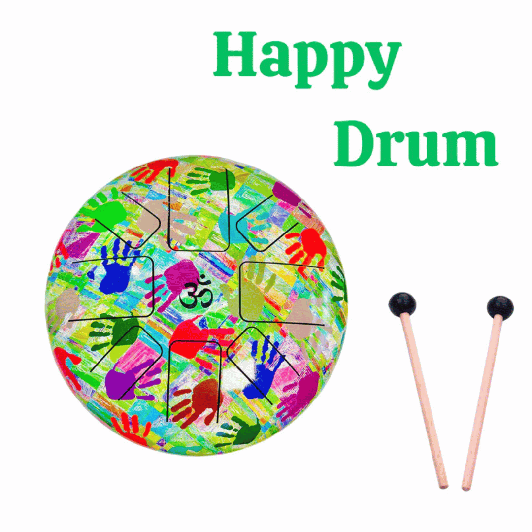 12 Inch - Green - Tongue Drums