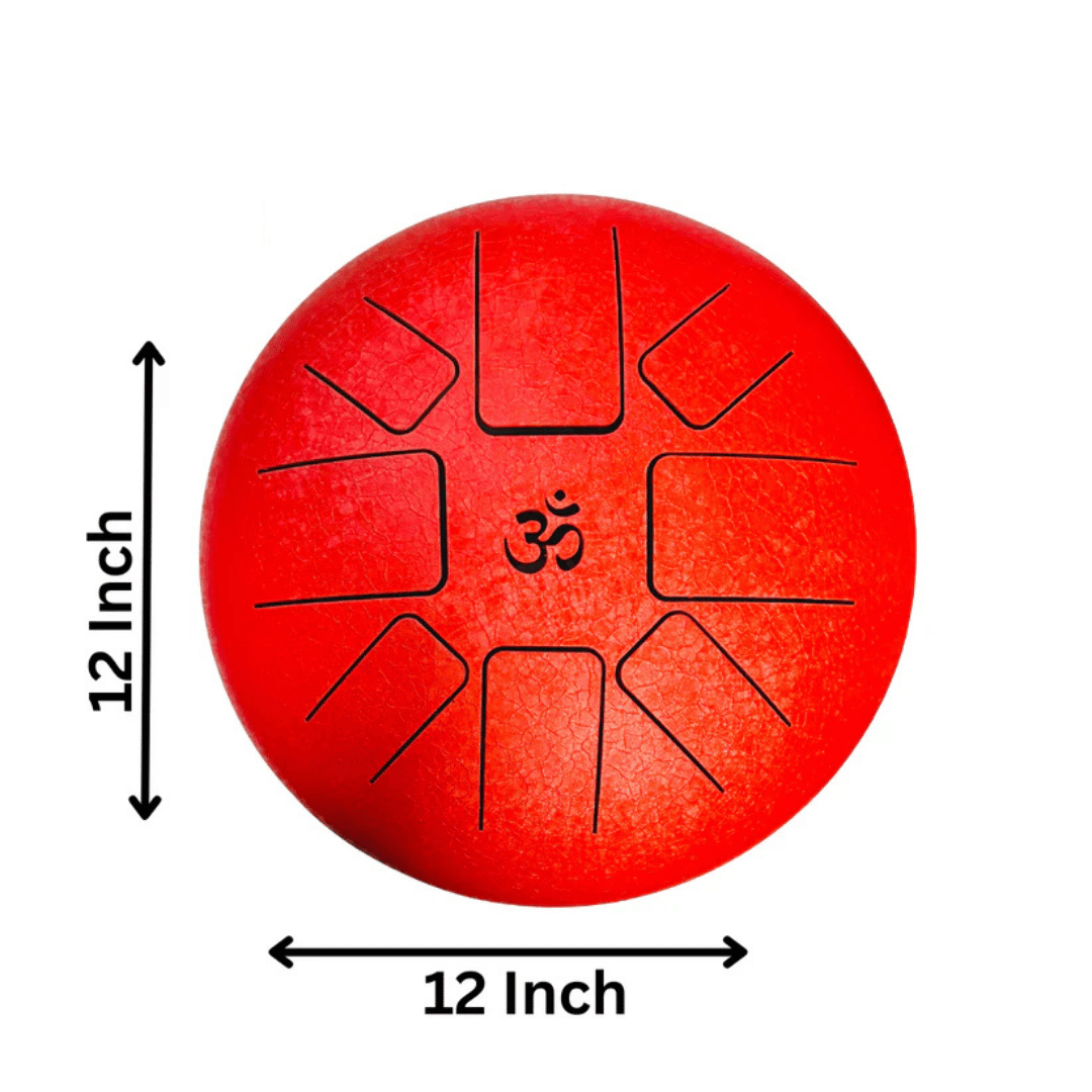 12 Inch - Red - Tongue Drums