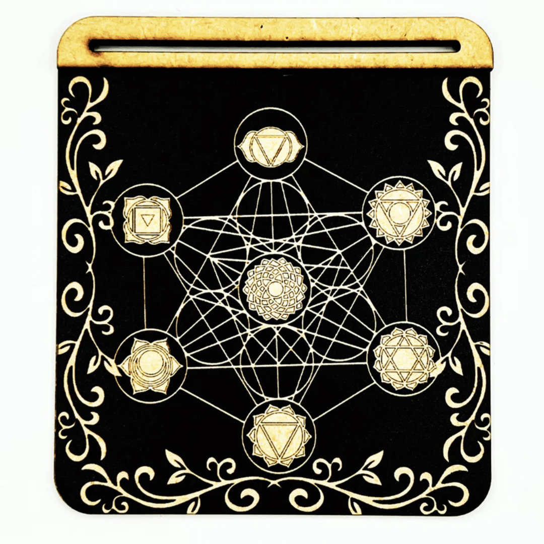 7 Chakra Metatron Tarot Card Holder