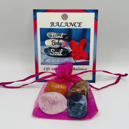 Balance Healing Crystal Bag