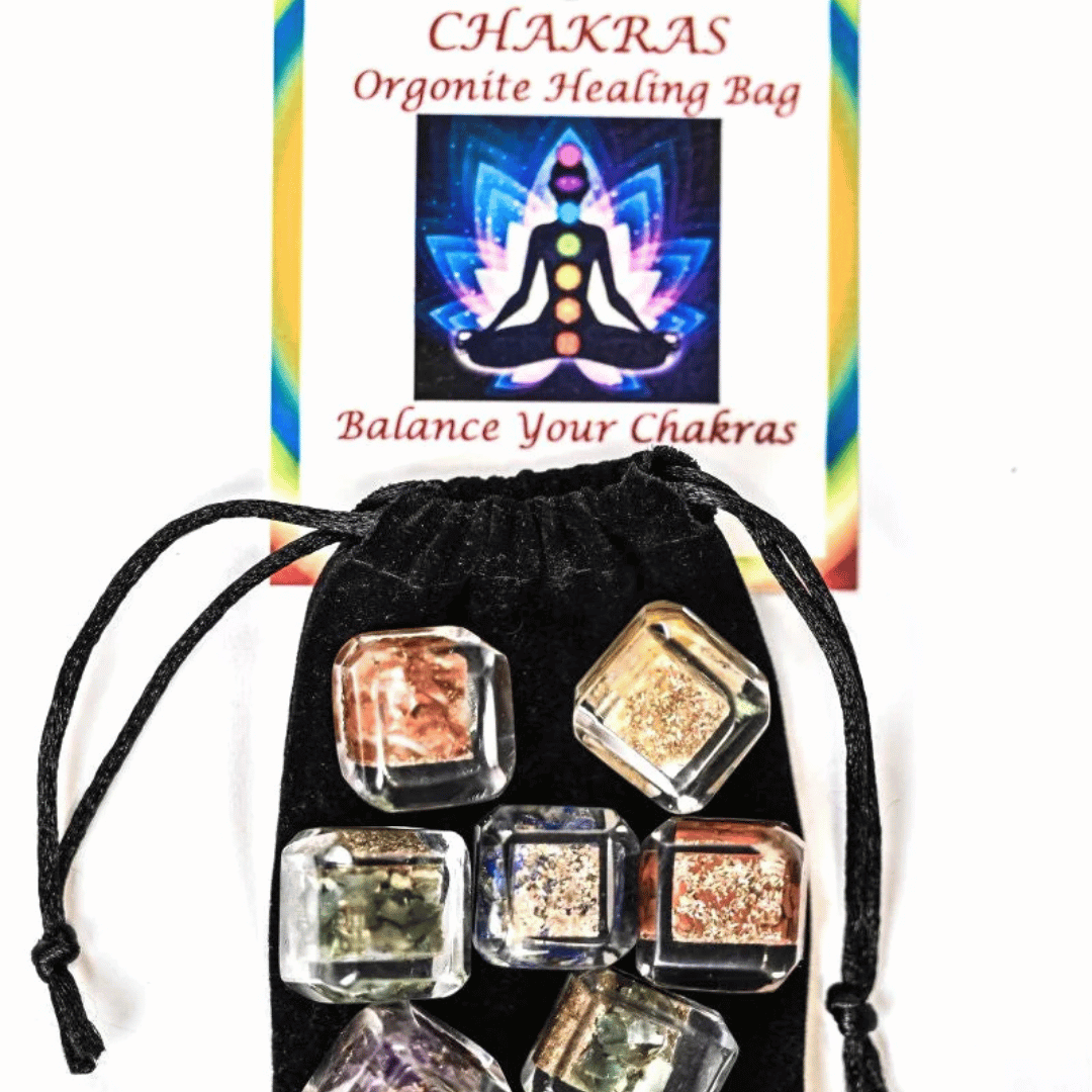 Chakra Orgonite Healing Crystal Bag