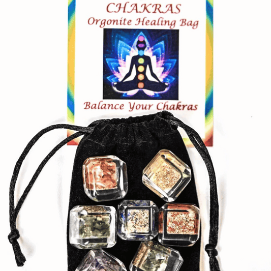 Chakra Orgonite Healing Crystal Bag