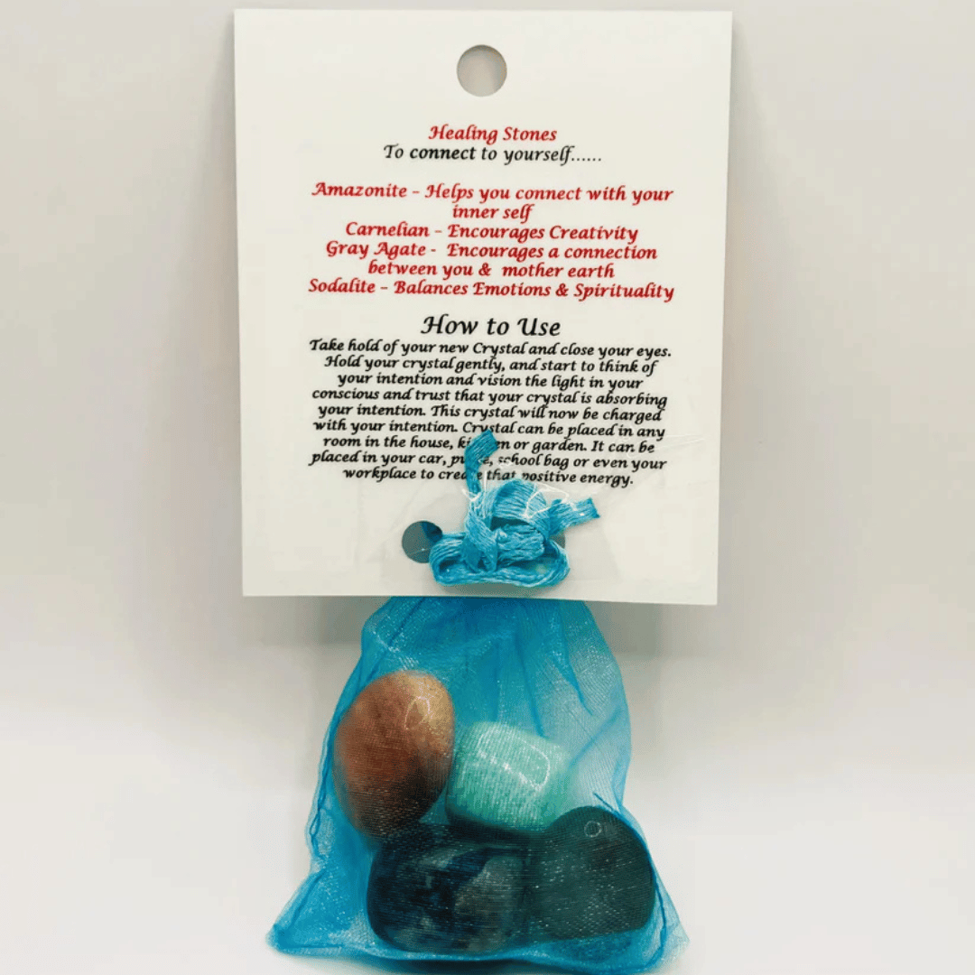 Connect Healing Crystal Bag