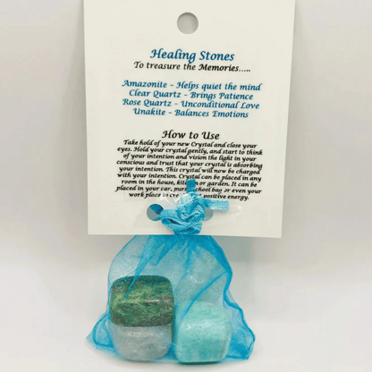 In Memory Healing Crystal Bag