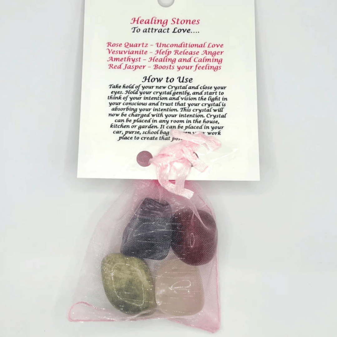 Love Healing Crystal Bag