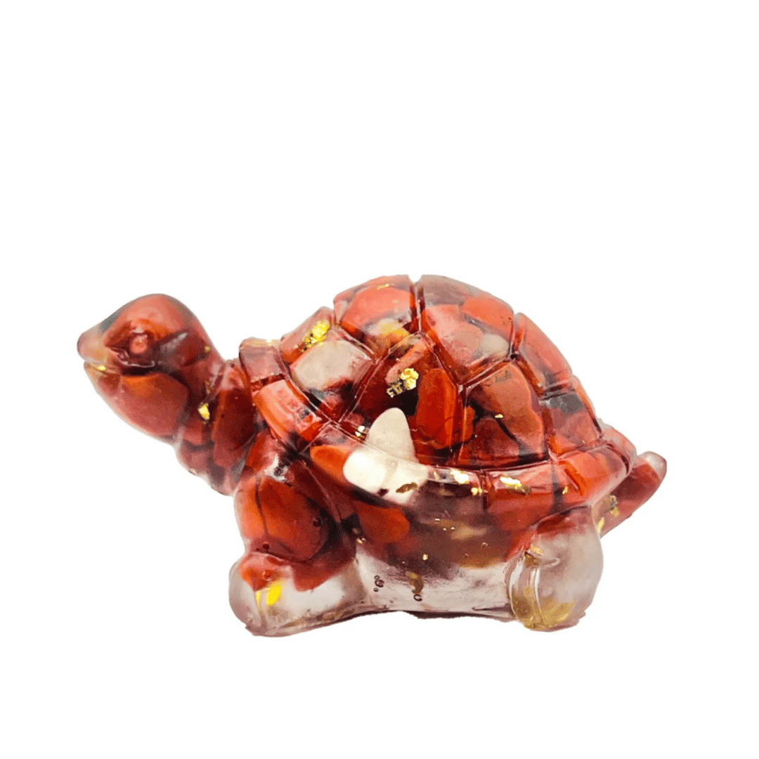 Red Jasper Crystal Turtle