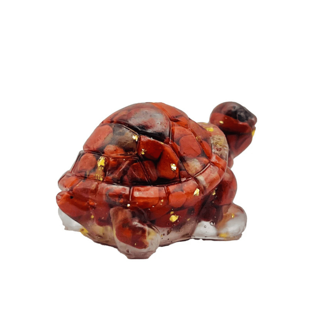 Red Jasper Crystal Turtle