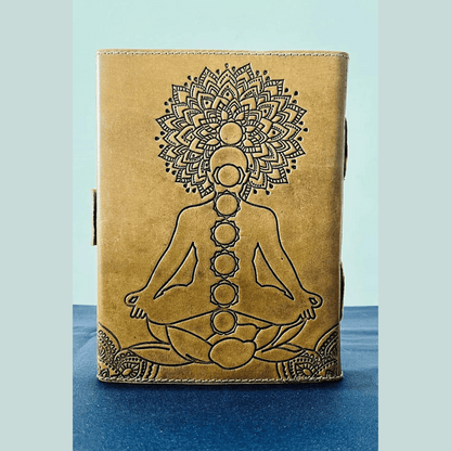 Yoga Chakra Leather Journal